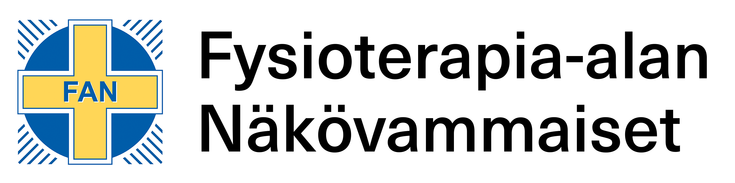 Näkövammaisten terveys ja hyvinvointi logo.
